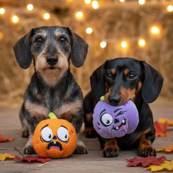 halloween 2025 Calabazas de Juguete Halloween Perro-oh my gos