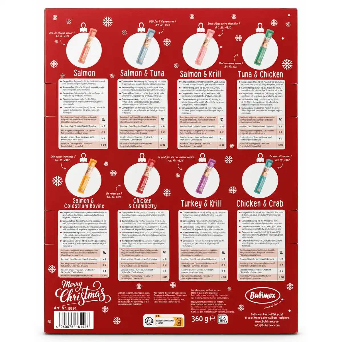 Calendario Adviento gato bubimex XXL oh my gos