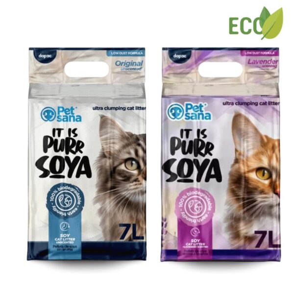 Arena aglomerante ecológica PetSana para gatos