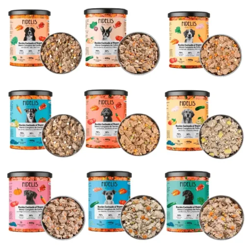 FIDELIS PERRO comida cocinada al vapor compra oh my gos