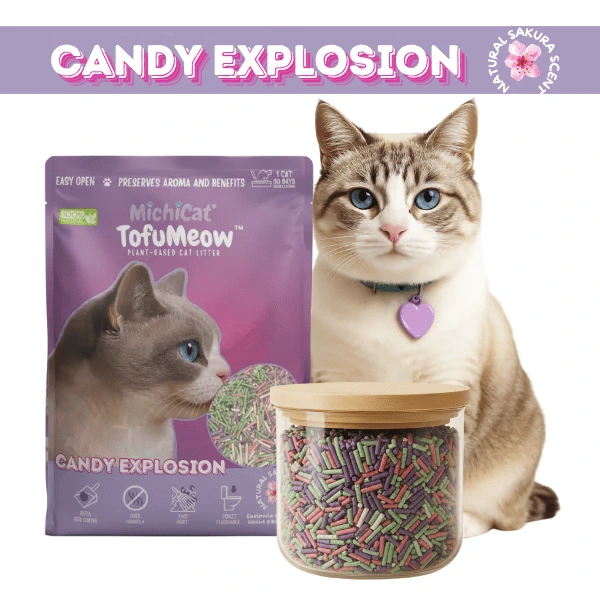 Arena de Tufu Michicat Tofumeow candy compra online en oh my gos