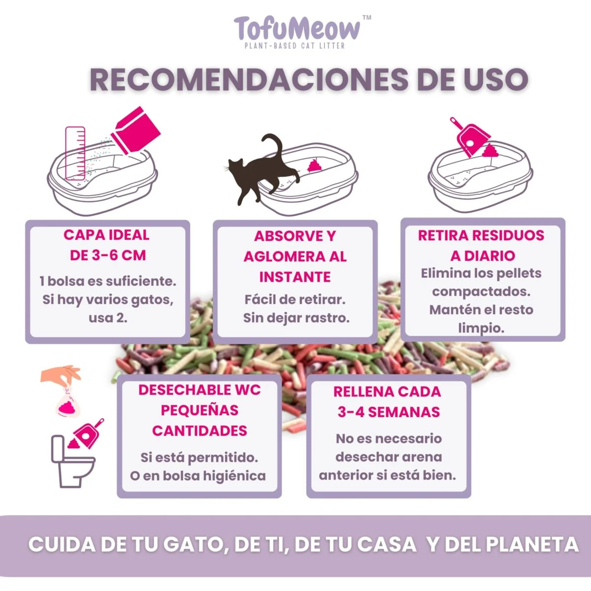 Arena de Tufu Michicat Tofumeow compra online en oh my gos