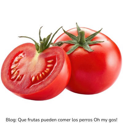Tomate rojo maduro para perros