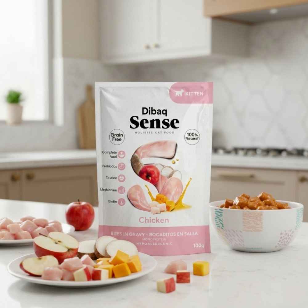 Dibaq Sense Bocaditos en salsa Kitten - Pollo - Imagen 3